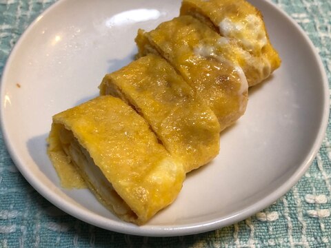 お弁当に!だし醤油と砂糖だけ、、、甘〜い卵焼き